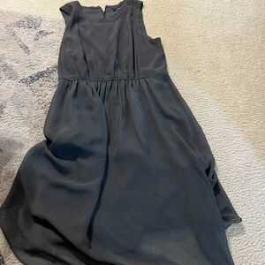 Madewel silk blend grey dress 6